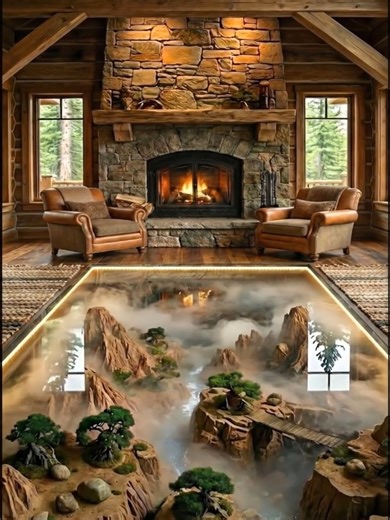 Custom Epoxy Floor with Jaw-Dropping Design | EzTech HD