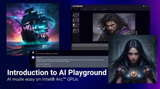 Intel veröffentlicht AI Playground Software für Intel Arc