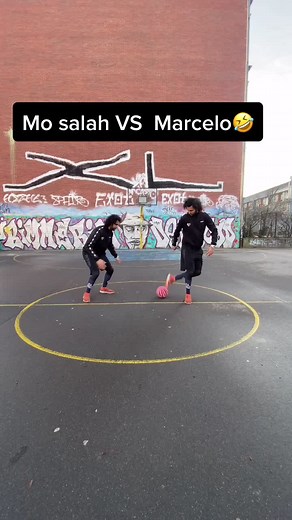 OMG M SALLAH VS Marcelo 😂😂. i’m just kidding ME VS ME ￼￼ Who from you need to tutorial ￼ for editing￼ #rakaba #tutorials #akills #msallah #marcelo