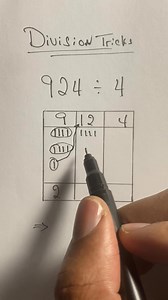 Easier way to learn how to divide using lines #Division #mathisfun 😉 | Professor_1o1