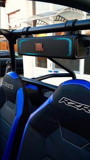 JBL RALLYBAR soundbar mounted on Polaris RZR TRAIL Sport 2024