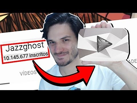 JAZZGHOST CHEGOU A 10 MILHÕES DE INSCRITOS NO CANAL!!!