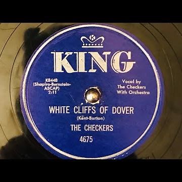 The Checkers White Cliffs Of Dover 1953 great Doo Wop classic 78rpm