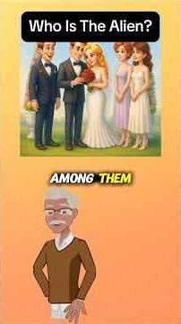 Who is the Alien?👽👽 #quiz #riddle #riddleoftheday #viral #shorts