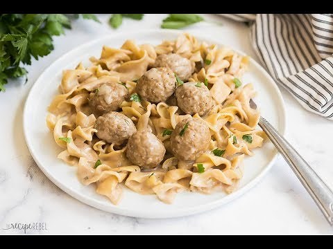 Instant Pot Swedish Meatballs and Noodles | The Recipe Rebel