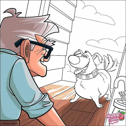 Disney's Up Coloring Page 🎨