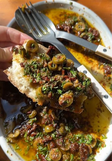 Loaded Olive Oil Dip Recipe