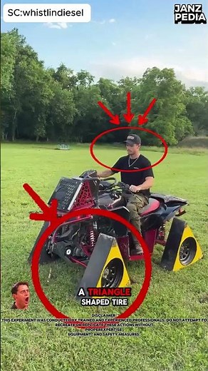 This Guy Tried Triangle vs Oval Tires… The Results Are Wild!