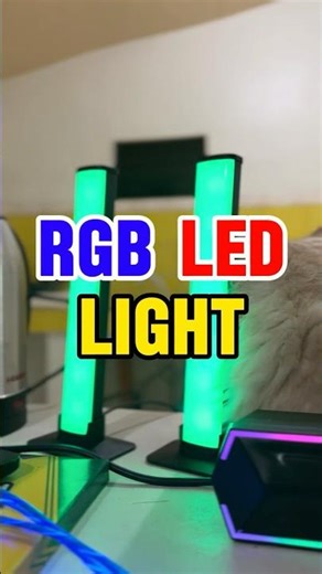 RGB LED LIGHT for music background, desktop background lights #ledlights #ledlights