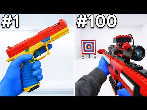 Level 1 to 100 Lego Builds (ft. TD Bricks)