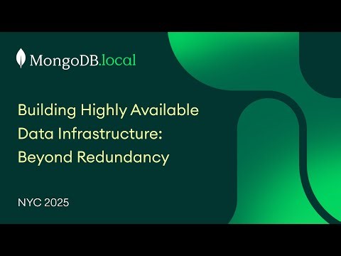 Building Highly Available Data Infrastructure: Beyond Redundancy