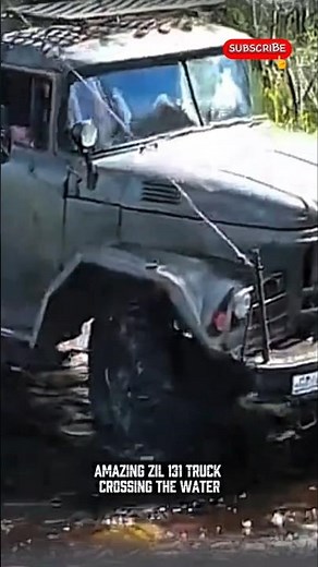 The ZiL-131 truck, a true water-crossing and off-road adventurer.#trukmania #offroad #supirtruk