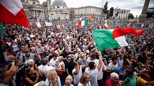 Italians take to streets for anti-government protests