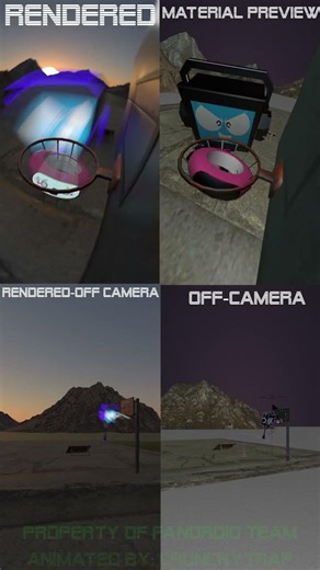 Fandroid Dunk BTS (‪@FandroidGAME‬) #behindthescenes #blender3d #fandroid #melody