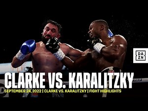 BIG BAD KNOCK-OUT | Cheavon Clarke vs. Marcos Nicolas Karalitzky Fight Highlights