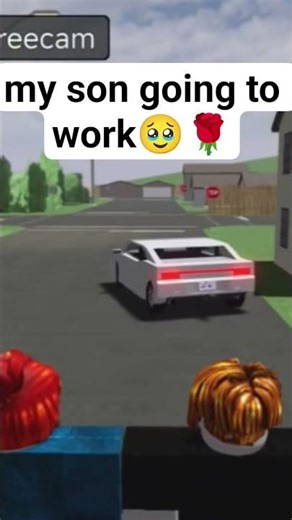 my son going to work 🥹🌹 #funny #memes #shorts #roblox