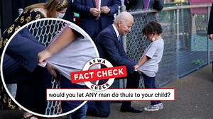 Fact Check: Biden DID NOT behave inappropriately with child, viral pic is photoshopped