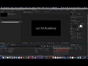 Faire une animation basique sur After Effect