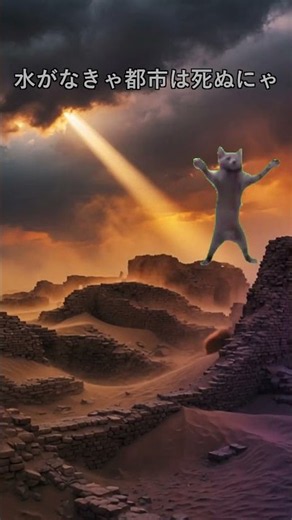 【インダスの真実】猫が語る王がいない超先進文明が消えた理由 #shorts #ずんだもん #歴史
