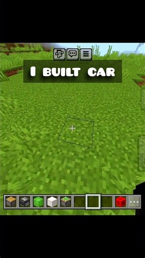 #short How to make a working car in Minecraft.
