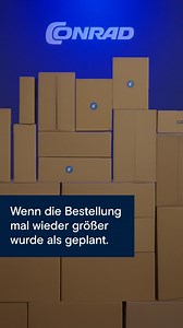 Wenn die Auswahl bei Conrad einfach zu gut ist… und die Bestellung am Ende wieder etwas größer ausfällt! 😅📦 Bei uns findet jeder, was er braucht! #ConradElectronic #EProcurement #Beschaffung #Tetris | Conrad Electronic