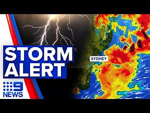 BOM warns of hail, flooding and damaging winds | Weather alert | 9 News Australia