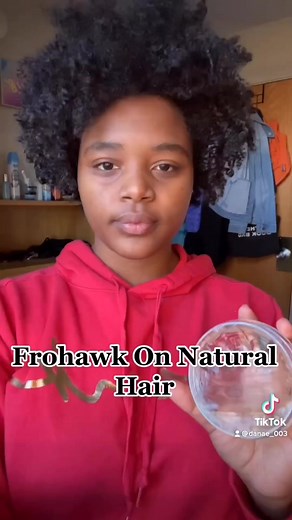 81K views · 872 reactions | Frohawk, simplified. Coconut Shea Edge Control: https://tinyurl.com/4s4em5wv | Fanzishop.com | Facebook