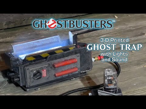 Ghostbusters 3D Printed Ghost Trap with Lights and Sound