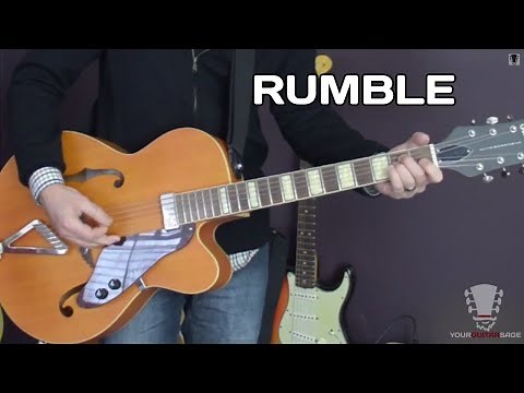How to play Rumble by Link Wray Guitar Lesson