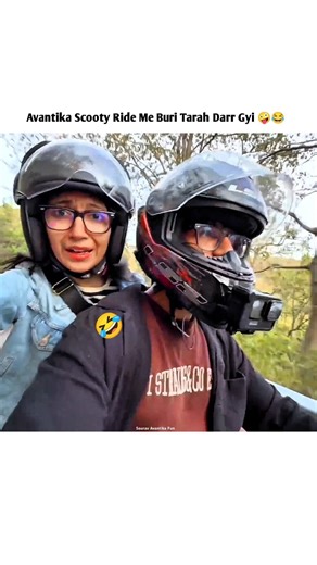 Avantika Scooty Ride Me Buri Tarah Darr Gyi 🤪😂#shorts #youtubeshorts #souravjoshivlogs #souravjoshi