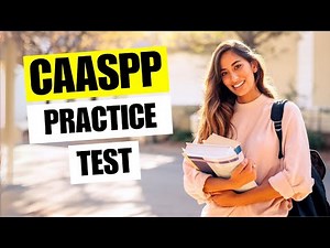 CAASPP Practice Test 2026 California Assessment Student Performance Progress Exam Questions