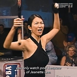 Set your reminders now to tune in to ESPN Tuesday at 8PM (ET) for Jeanette Lee VS! 🖤❤ | American Poolplayers Association - APA