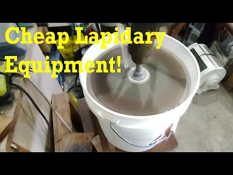 Cheap Lapidary Equipment: How to cut, tumble & polish rocks inexpensively #lapidary #thefinders