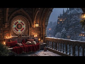 The Secret Balcony and Reading Nook | Dark Academia Playlist & Classical Piano For Study or Write