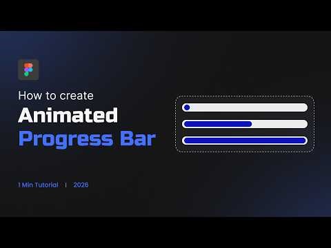 Animated progress Bar Animation in Figma | Part 2