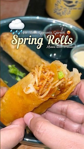 Baarish 🌧️ Mai Spring Roll Banae