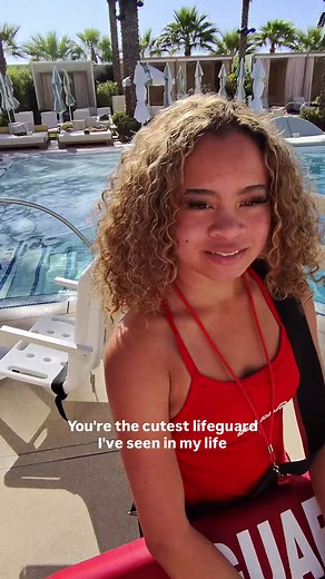 The cutest lifeguard I’ve ever seen #miami #newyork #confidence #rizz #dating