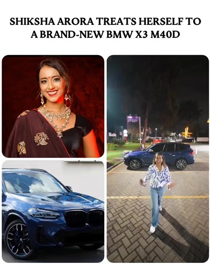 Shiksha Arora Gets a New BMW X3 M40d