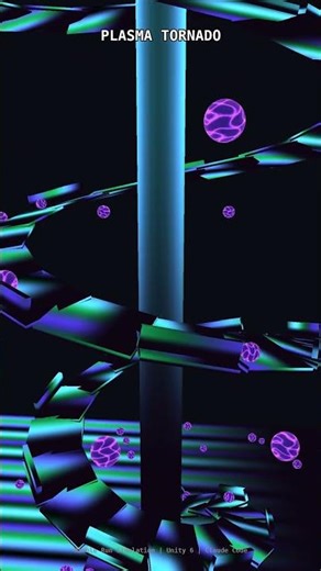 70 Plasma Marbles x Tornado Spiral | Marble Run Simulation #shorts