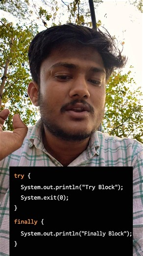 Java Interview Prep: Can you skip the finally block? 🤔 || Java Interview Questions #java #shorts