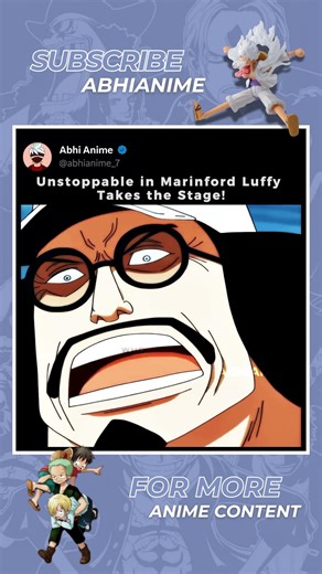 Unstoppable Luffy Takes The Stage in Marinford 🌊👊