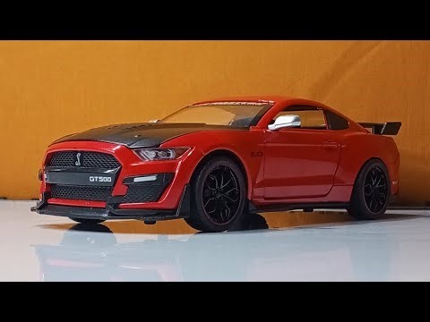Ford Mustang Shelby GT500 | 1:24 Scale | Diecast Model with Lights, Sound & Opening Doors