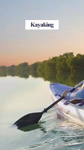 Embark on a kayaking adventure in Qatar! Paddle through crystal-clear waters and discover hidden coves, all while enjoying the stunning views of the Doha skyline. Book your kayaking tour today! #Myholidays #KayakingQatar #WaterActivites #QatarExploration #VisitQatar | MyHolidays.com