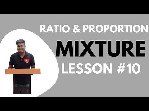 Ratio and Proportion | Lesson-10(Mixture) | Quantitative Aptitude