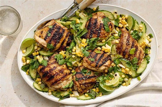 This Soy-Lime Marinade Turns Grilled Chicken Thighs Into a Juicy, Crispy Showstopper