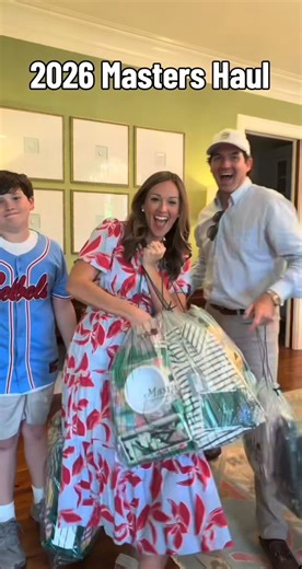 😳😮🌺 #MASTERS HAUL — This family went ALL OUT at The Masters merch shopWhat are your thoughts on this?