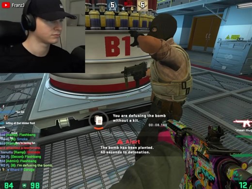 The most stressful moment in Counter-Strike history 😆 | SkinsMonkey