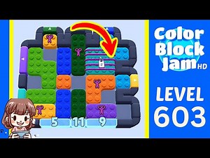 Color Block Jam Level 603 Solution Walkthrough