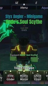Styx Angler + Minigame / Hade's Soul Scythe #roblox #fisch #newupdate