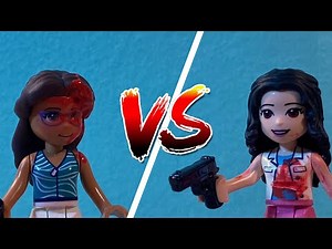 Animating a Fight Scene Using Lego Friends Mini-Dolls (Stop Motion Challenge)